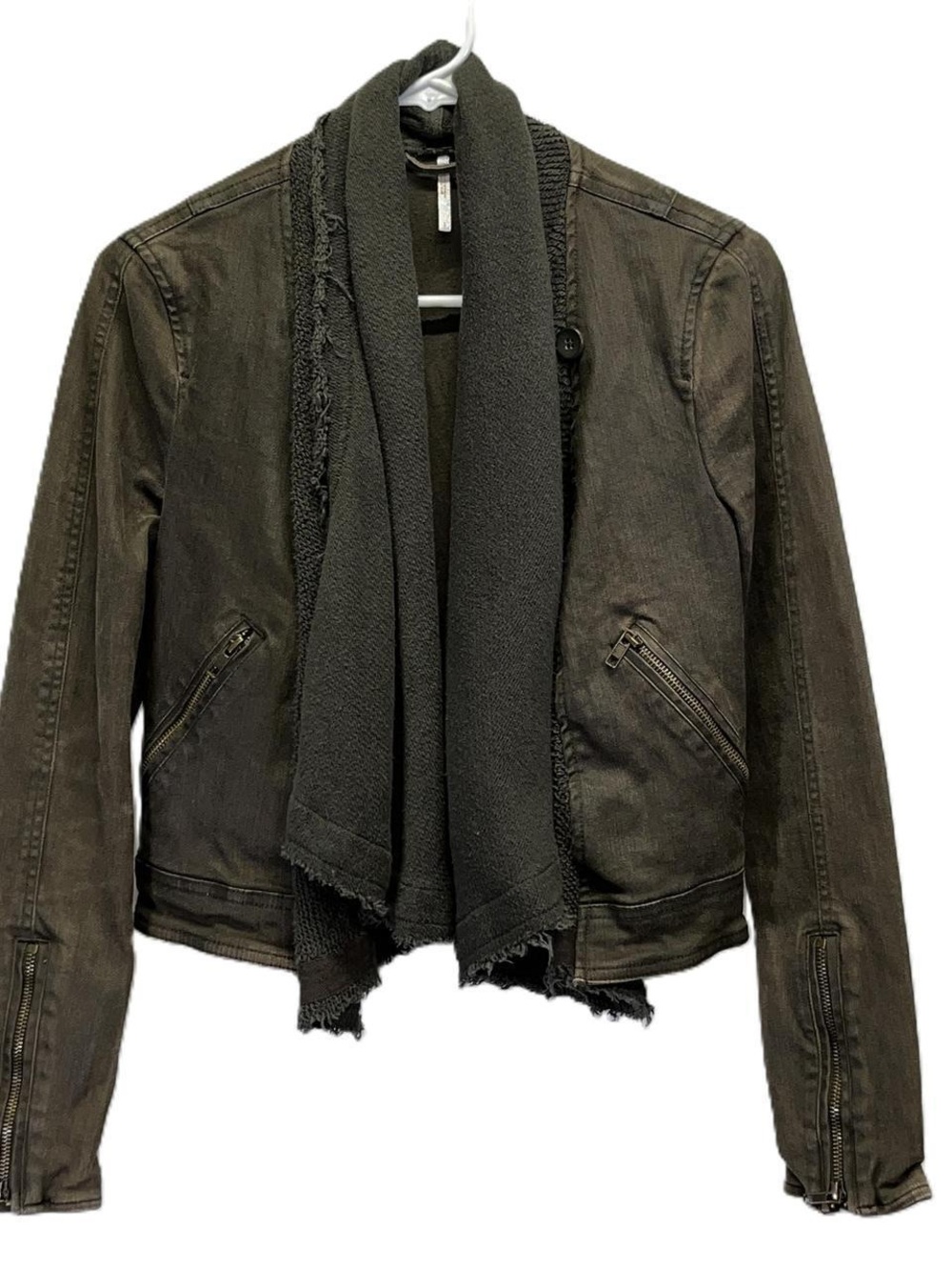 Free People Army Green Jacket
